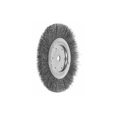 Holex Wheel Brush, 0.30 mm Stainless Steel Wire, Size: 100X12 570315 100X12